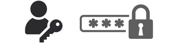 key and password icons