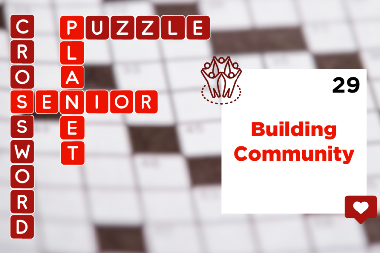 Senior Planet October 2025 crossword - Building Community